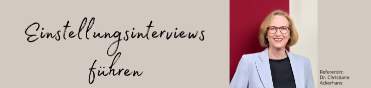 Einstellungsinterviews führen