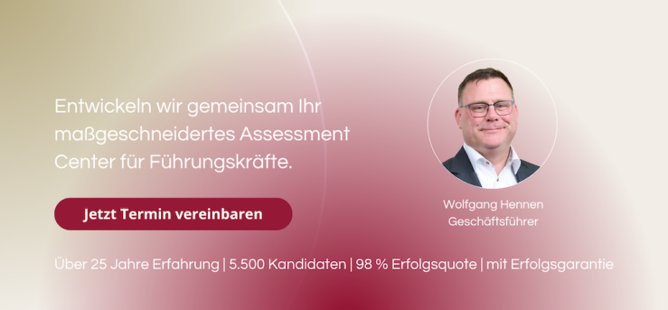Kontakt-Banner für Assessment Center